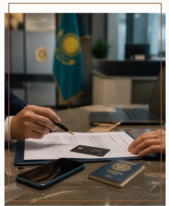 Открытие счета и банковской карты в Казахстане в Ижевске
